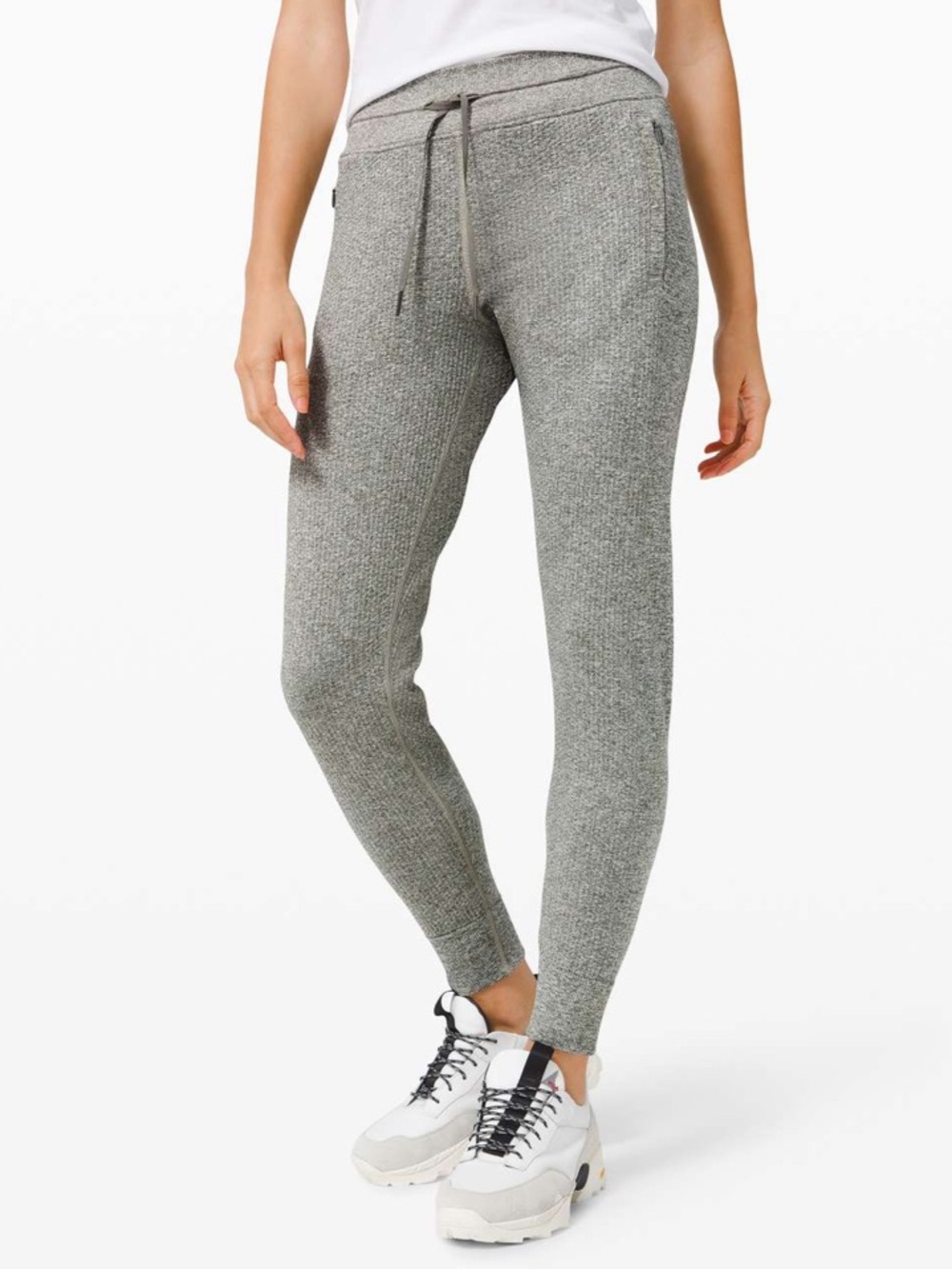 Lululemon Engineered Warmth Jogger Grey Sage / White Size 4 - Picture 16 of 16